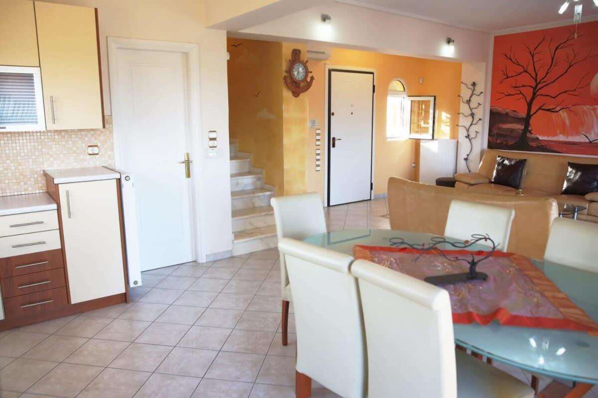 Schinias Bright Spacious Maisonette-Panoramic View Marathón Zewnętrze zdjęcie