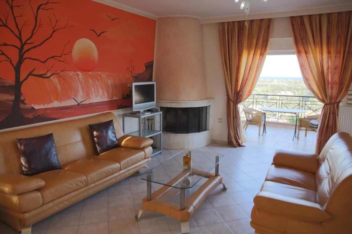 Schinias Bright Spacious Maisonette-Panoramic View Marathón Zewnętrze zdjęcie